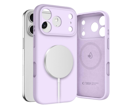 Etui / obudowa na smartfona Tech-Protect Silicone Magsafe do Iphone 17 Pro Max Mauve